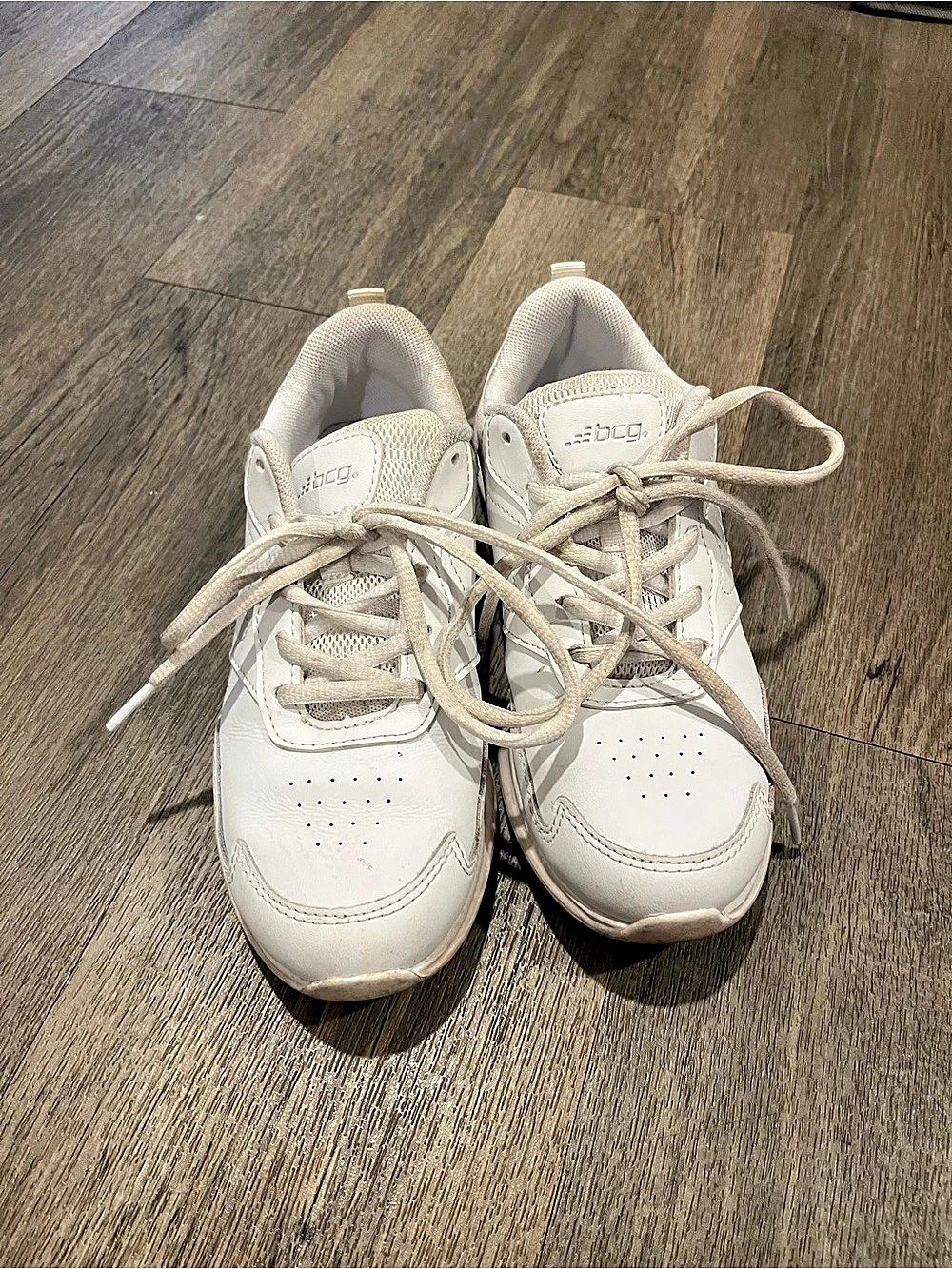 BCG Cheer Tumbler Shoes White Sneakers